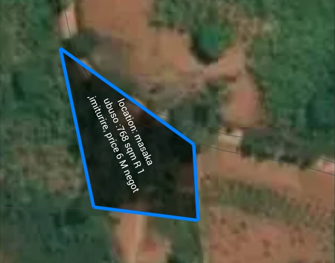 PLOT FOR SALE MASAKA